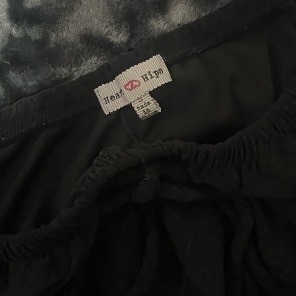 Heart & Dips Mini Black Dress - Picture 2 of 2